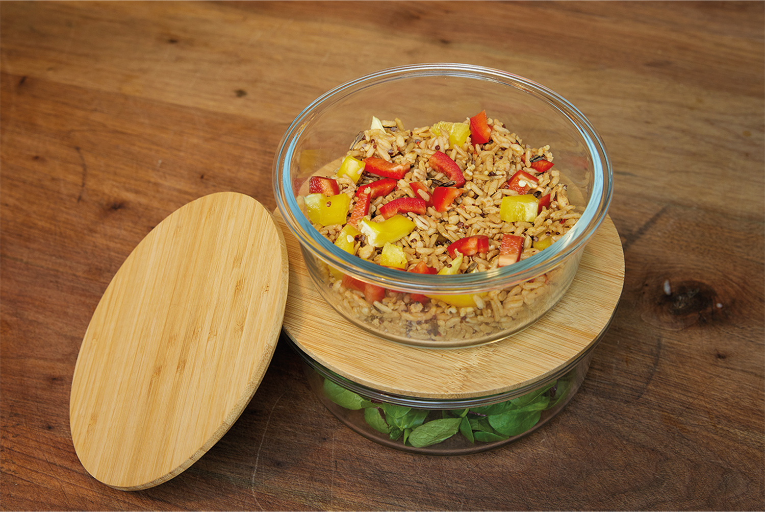 Glasbox "Balance" rund