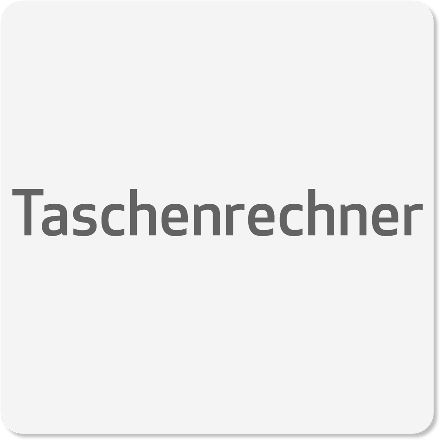Taschenrechner