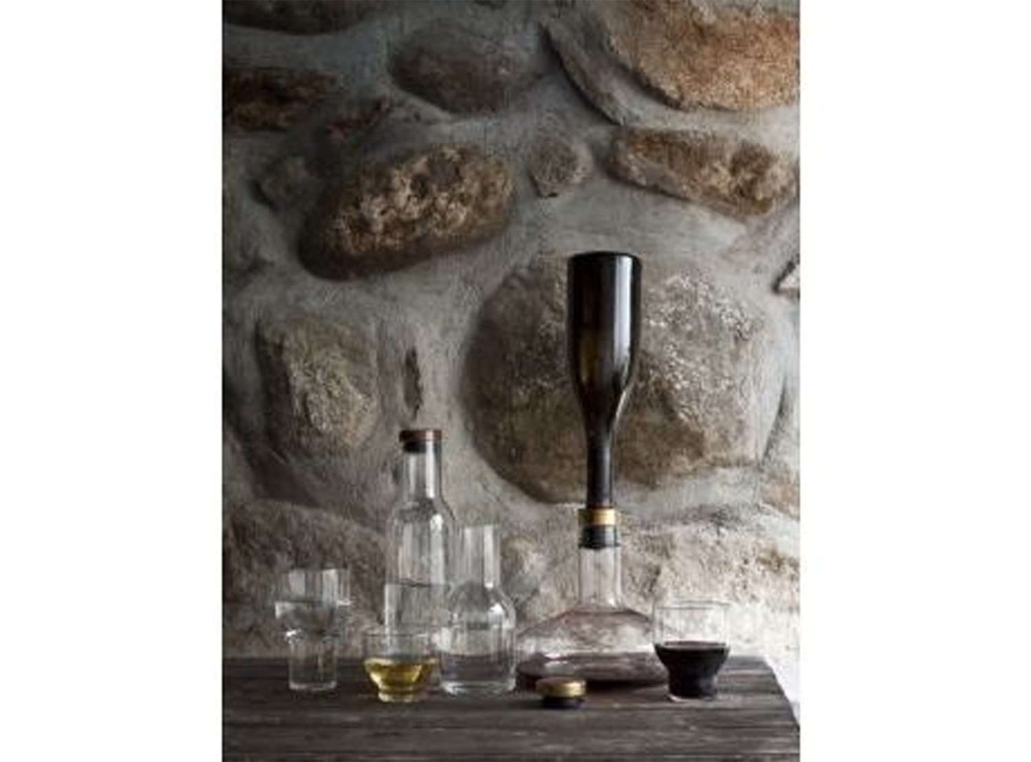 Menu WINE BREATHER DELUXE Gold decanting carafe Weindekantierkaraffe