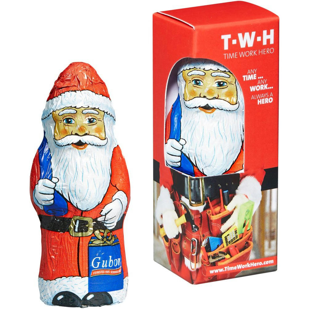 Gubor Weihnachtsmann in Werbebox