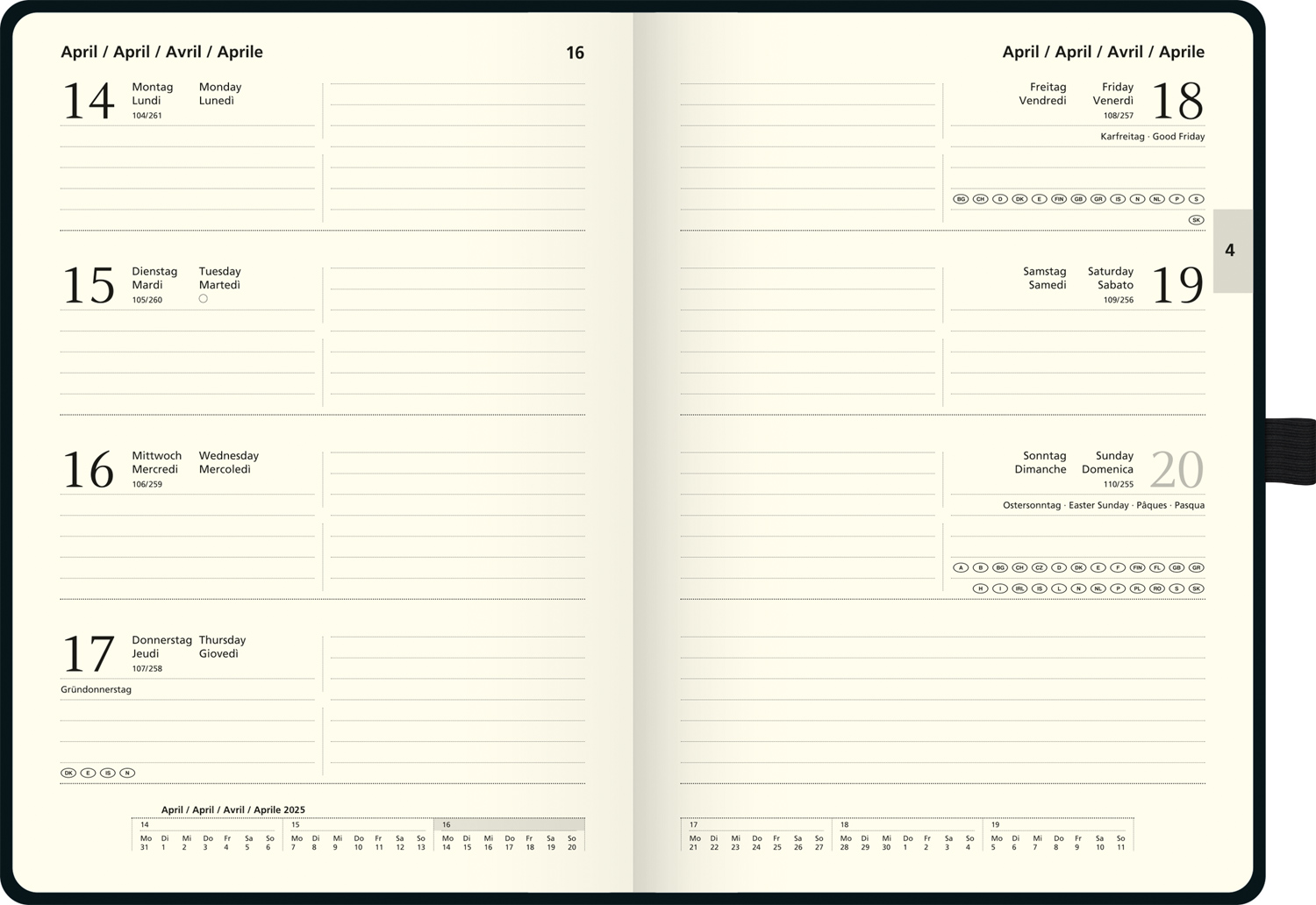 BRUNNEN Buchkalender "Kompagnon 791 66"