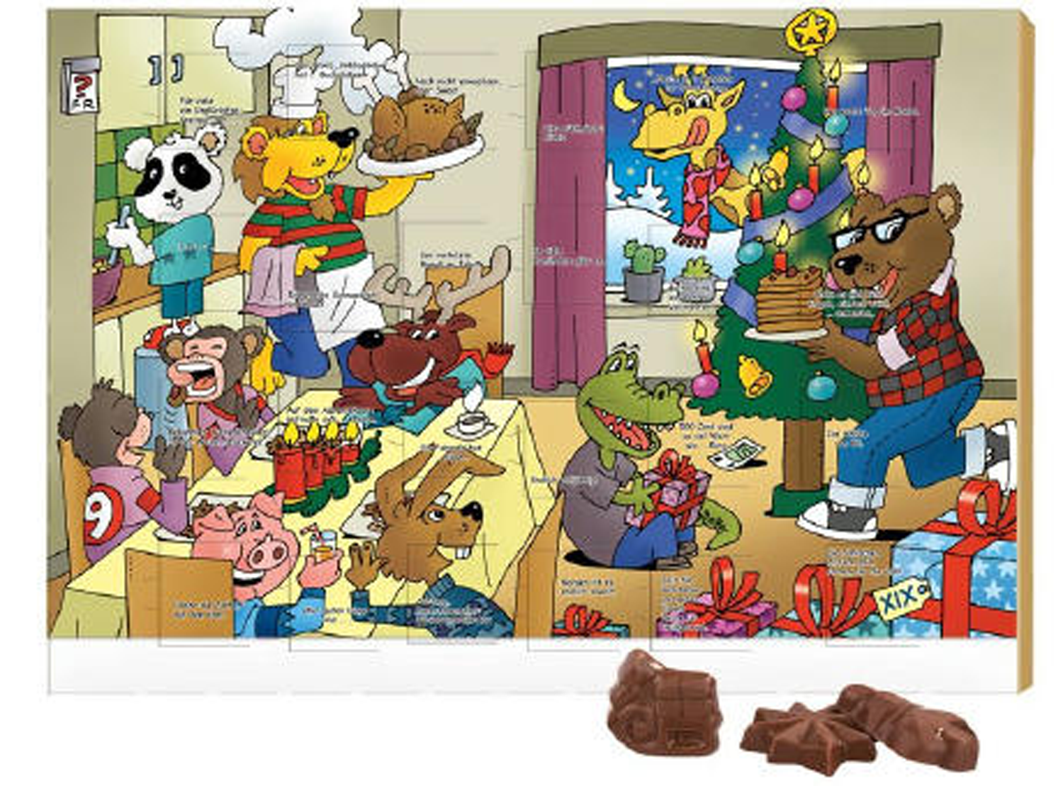 Classic Wand Adventskalender, Rätselmotiv, Querformat