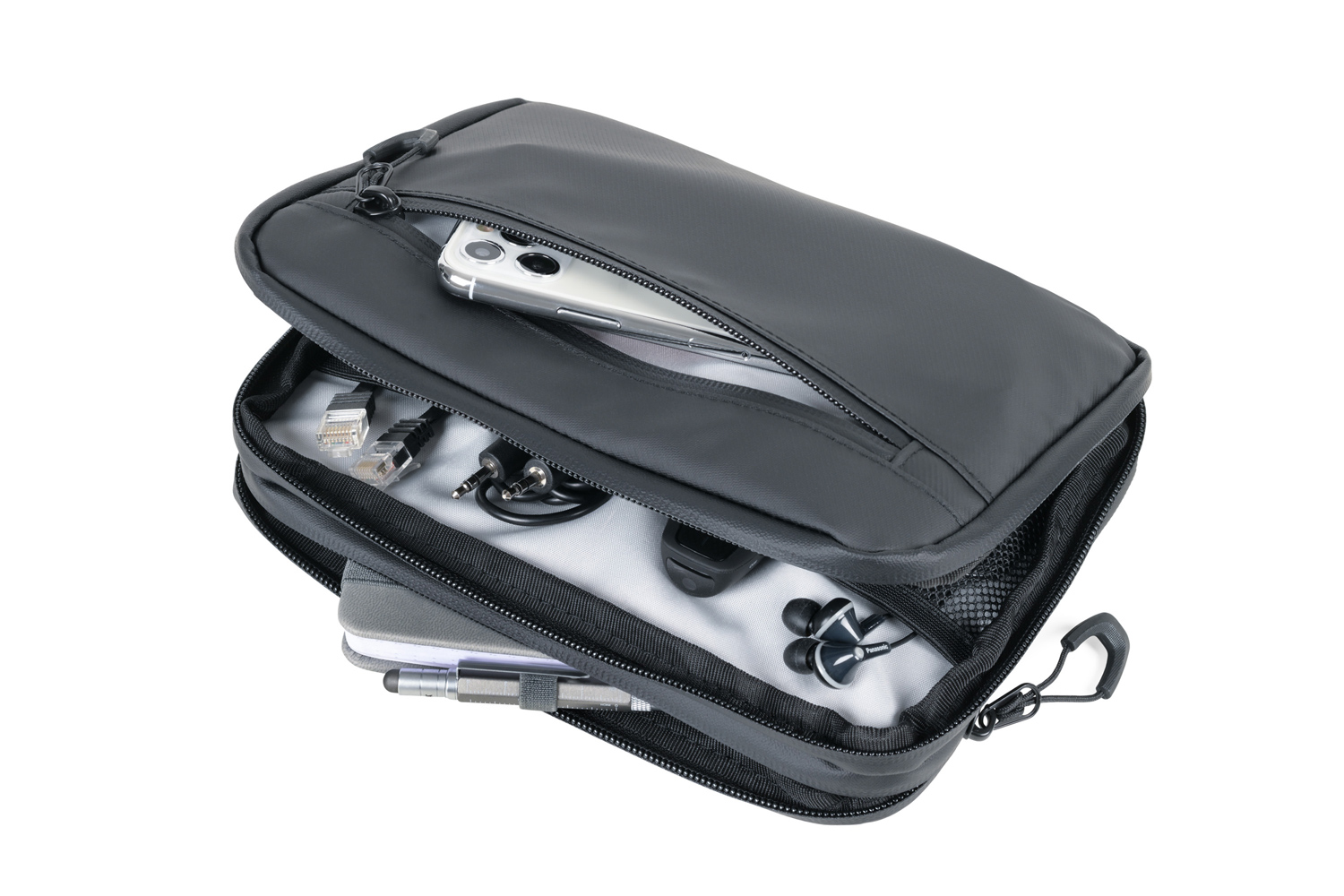 TROIKA Kabeltasche "Black Tech Pouch"